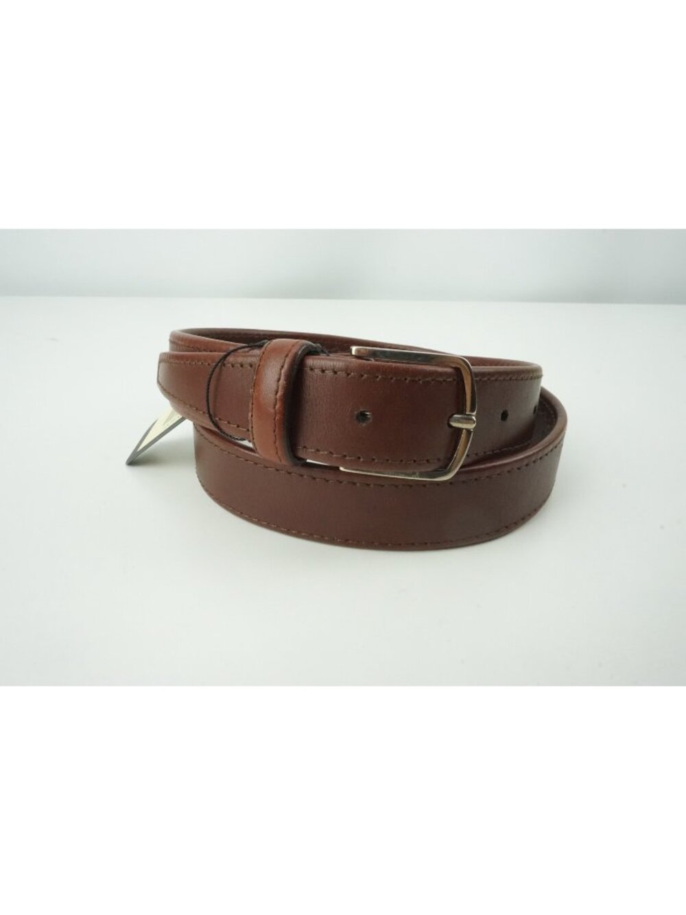 Rubinacci Brown Leather Made in Italy Sz 85 BRAND NEW